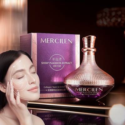 MERCILEN Sheep Placenta Collagen Moisturizing Cream (50g)  Deep Hydration & Smoother-Looking Skin