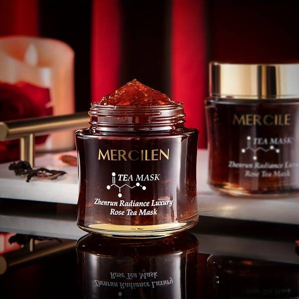 MERCILEN Rose Tea Facial Mask Moisturising, Firming & Gentle Skincare Treatment
