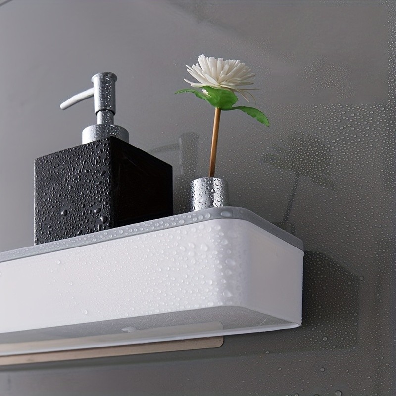 LDQ No-Drill Toilet Caddy & Dispenser  Wall-Mounted Storage Tray for Effortless NZ Bathroom Organisation