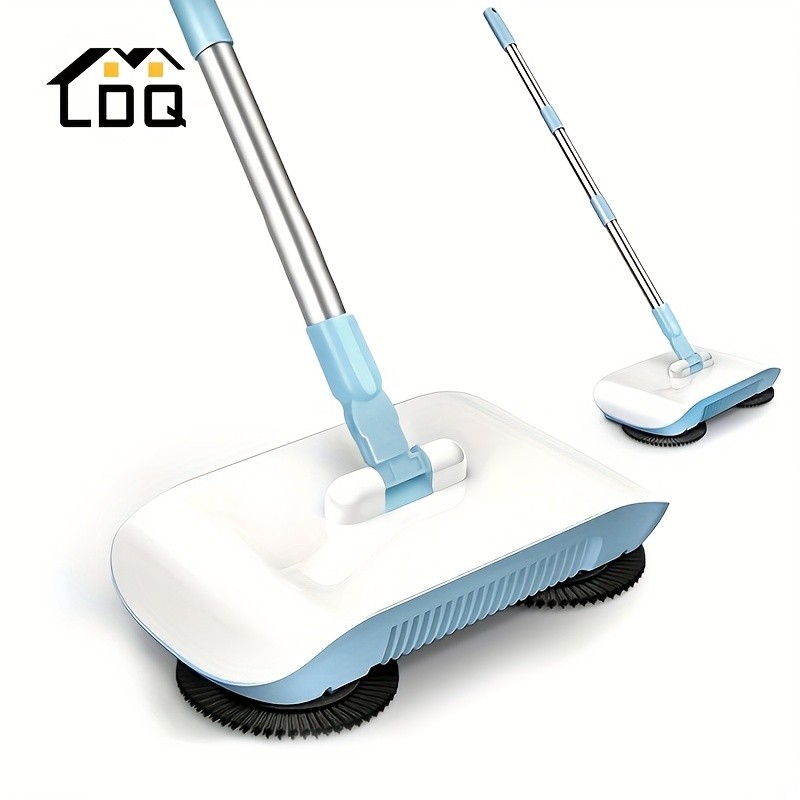 LDQ 2-in-1 Handheld Sweeper & Mop Combo Automatic Push Broom with Dustpan for Effortless NZ Floor Cleaning
