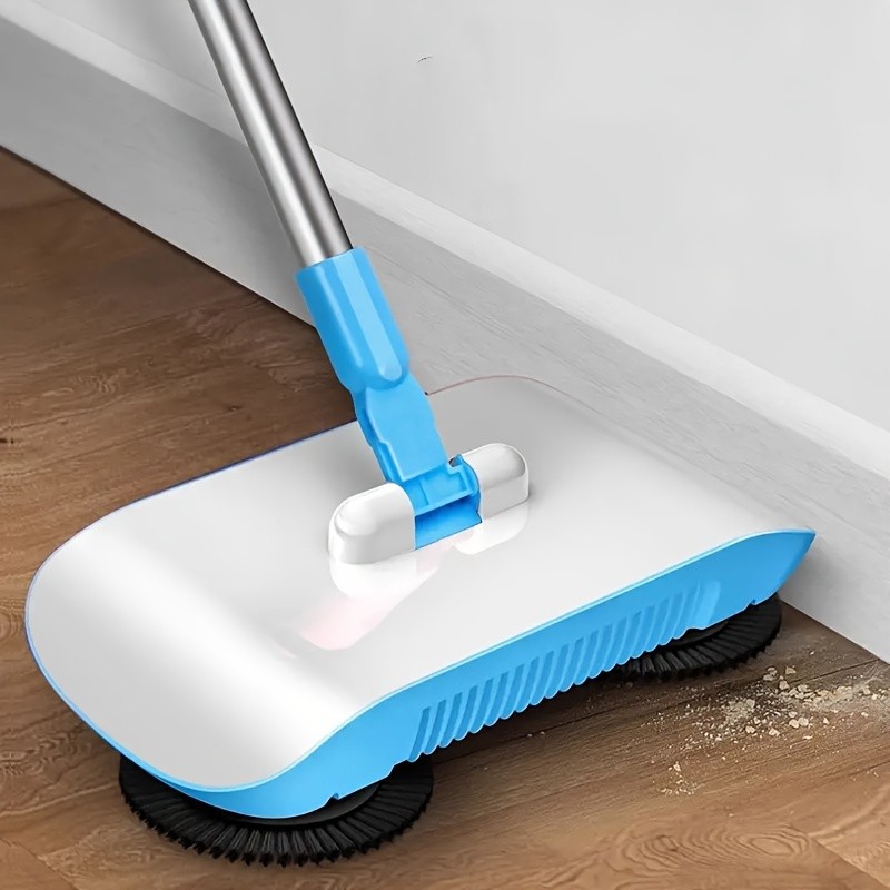 LDQ 2-in-1 Handheld Sweeper & Mop Combo Automatic Push Broom with Dustpan for Effortless NZ Floor Cleaning