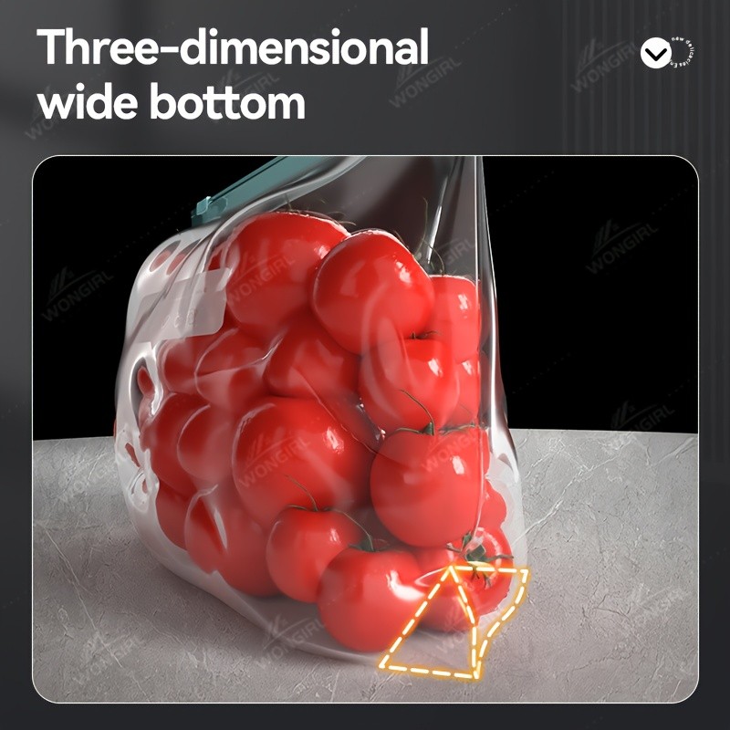 LDQ 60pcs Leak-Proof Food Storage Bag Set Reusable Multi-Size Kitchen Organisers for Fresher NZ Ingredients