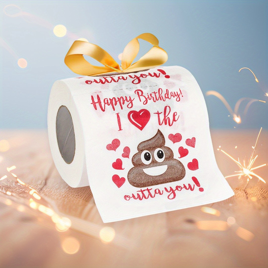 MCMLS Happy Birthday Prank Toilet Paper Roll  Hilarious Gag Gift & Festive Bathroom Dcor for NZ Celebrations