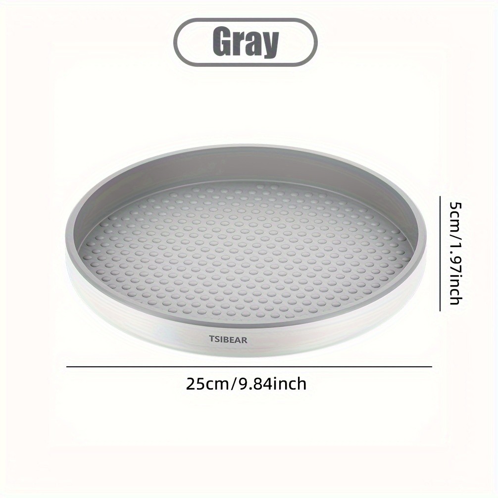 MCMLS 360 Rotating Storage Organizer Space-Saving 10-Inch Multi-Purpose Spinning Tray for NZ Kitchens & Pantries