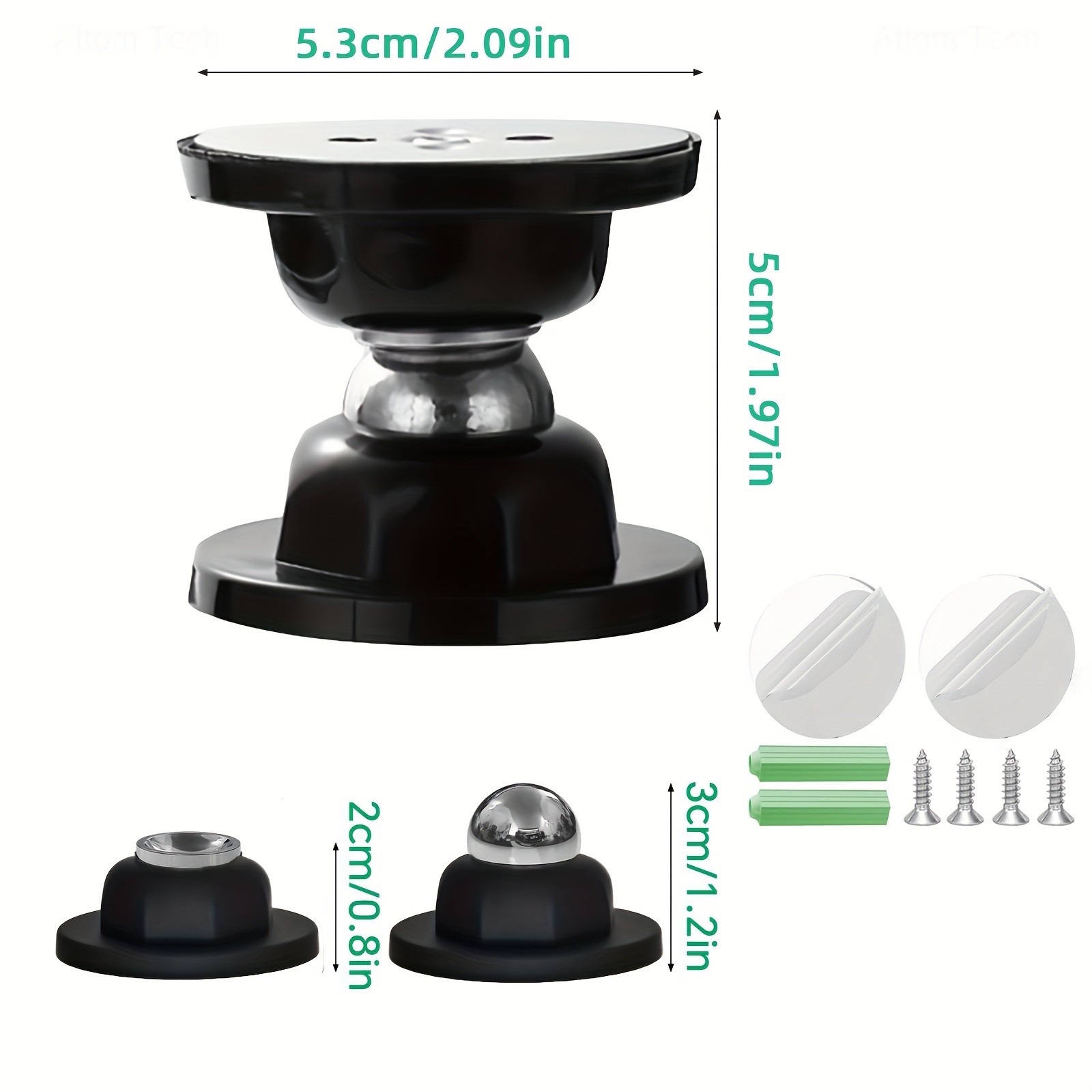 MCMLS Heavy-Duty Magnetic RV Door Holder Anti-Collision, Non-Slip Door Stopper for NZ Campers, Motorhomes & Indoor Use