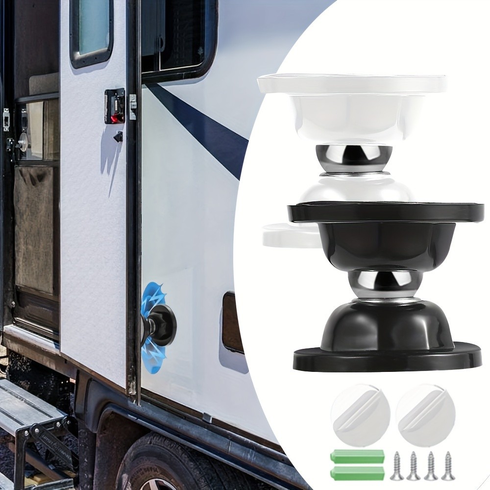 MCMLS Heavy-Duty Magnetic RV Door Holder Anti-Collision, Non-Slip Door Stopper for NZ Campers, Motorhomes & Indoor Use