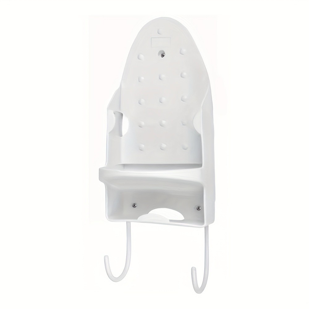 MCMLS Heavy-Duty Ironing Board Holder Wall-Mounted Space-Saving Rack with Dual Hooks for NZ Homes & Apartments