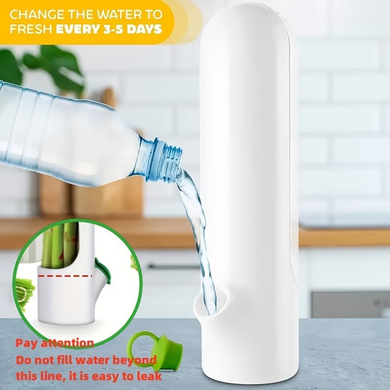 YUHUPHYLLIC Herb & Vegetable Preservation Pod  Fresh Coriander & Mint Container for Long-Lasting NZ Fridge Storage