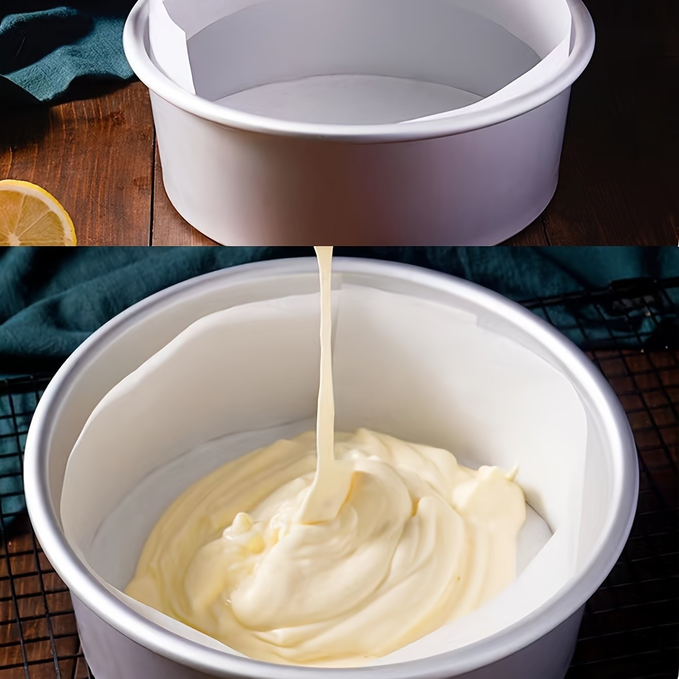 YUHUPHYLLIC Cake Mold Edge Paper Non-Stick Baking Paper for Precise Shaping and Easy Cake Decorating