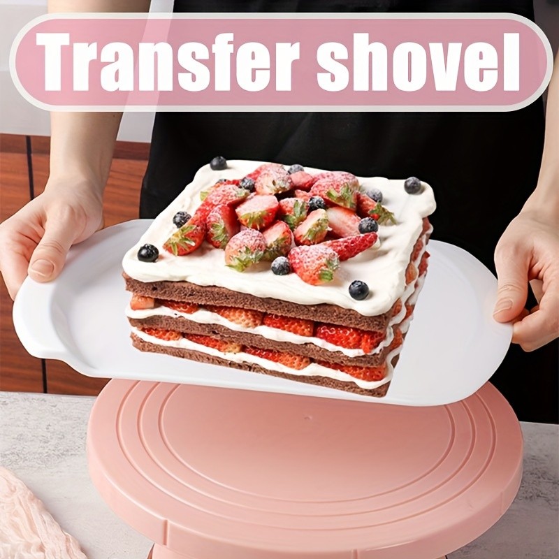 YUHUPHYLLIC Cake Transfer Shovel Ergonomic Non-Electric Tool for Smooth Frosting and Cake Moving