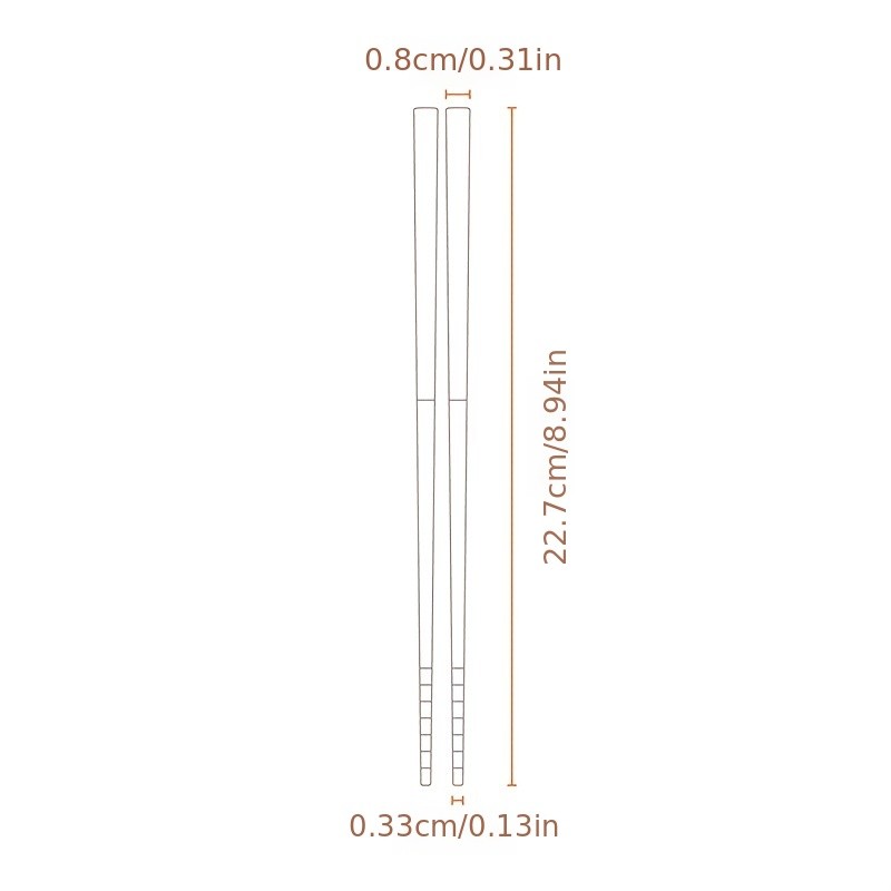 YUHUPHYLLIC 4 Pairs Stainless Steel Chopsticks  Reusable, Non-Slip, Dishwasher Safe Utensils for NZ Dining