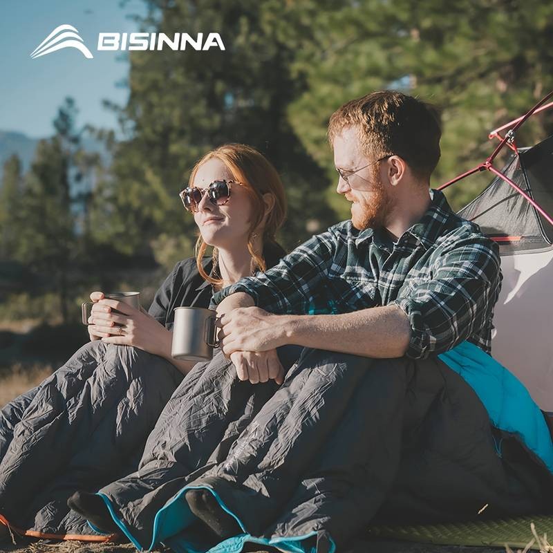 BISINNA Ultralight Down Sleeping Bag  90% Down Insulation for Winter Warmth