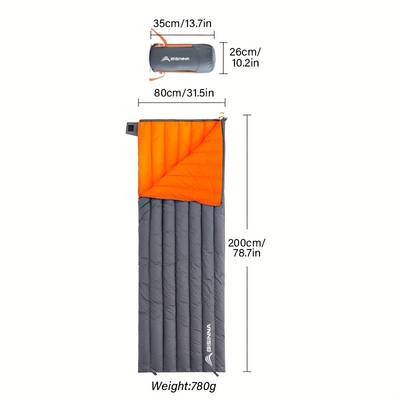 BISINNA Ultralight Down Sleeping Bag 90% Down Insulation for Winter Warmth