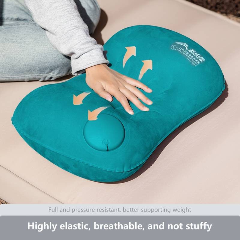 BISINNA Ultra-Light Press-to-Inflate Pillow Minimalist Design for Camping, Hiking & Travel