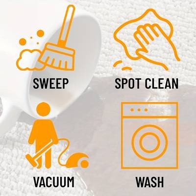 Modern Minimalist Living Room & Hallway Runner Mat Soft, Comfortable & Machine Washable