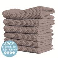6pcs Kitchen Towels  Ultra Soft, Quick-Dry, Absorbent Cloths for Kitchen & Bathroom Use