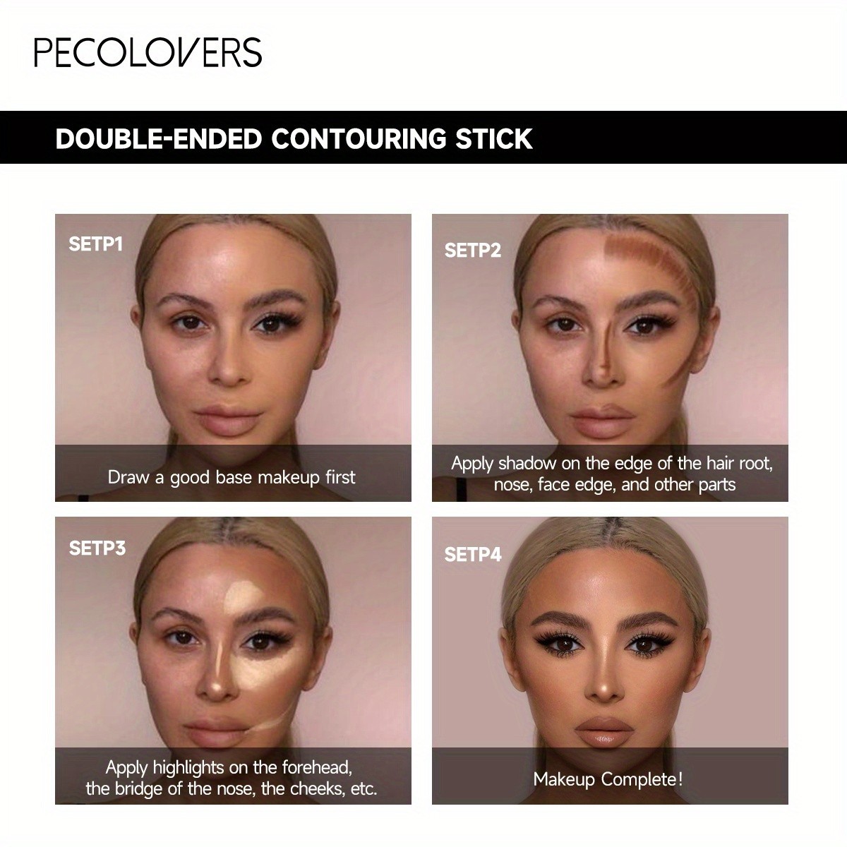 PECOLOVERS Contouring Stick with Double