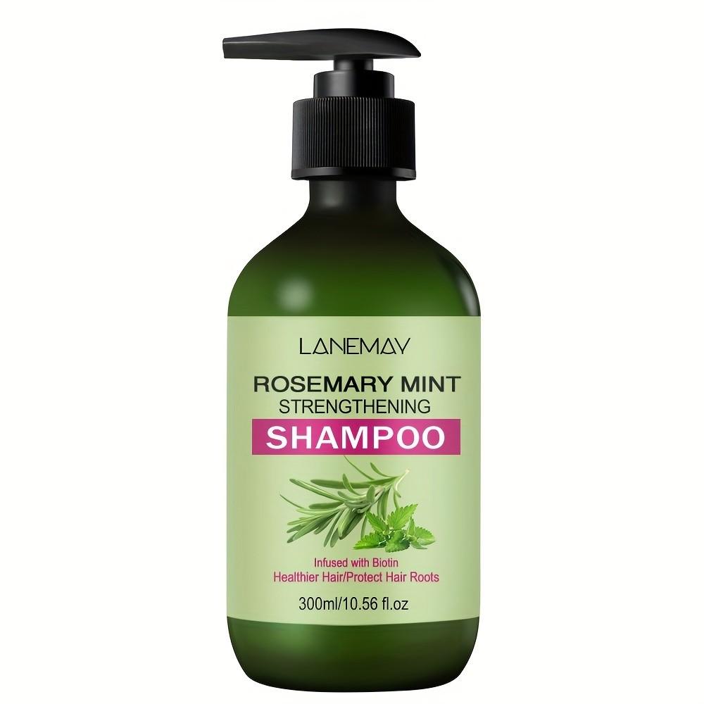 LANEMAY Rosemary Mint Shampoo  Strengthening and Cleansing Shampoo for All Hair Types