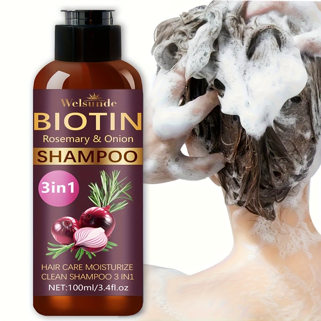 WELSUNDE Biotin Rosemary & Onion 3-in-1 Shampoo