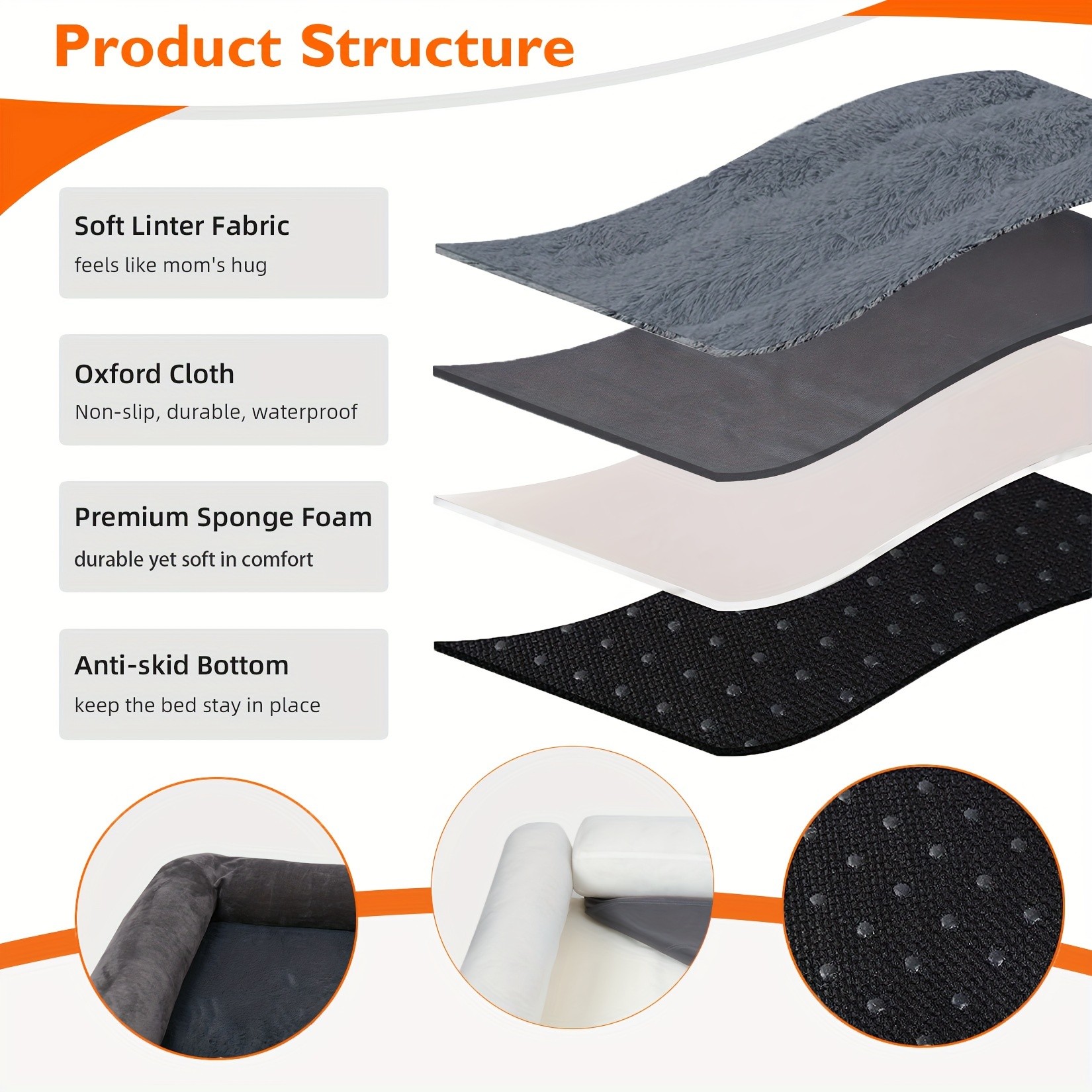 wisfor Large Dog Sofa Bed Memory Foam Comfort for Your Pets Ultimate Relaxation