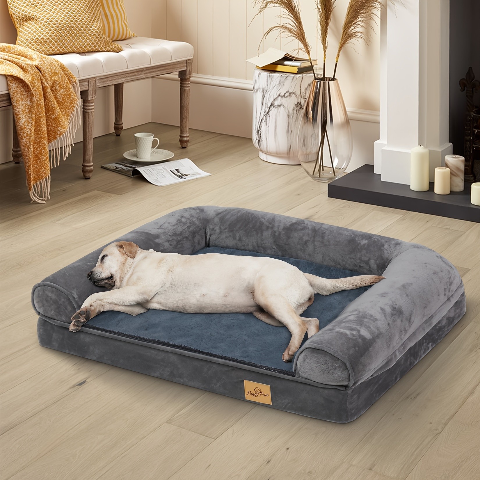 wisfor Large Dog Sofa Bed Memory Foam Comfort for Your Pets Ultimate Relaxation