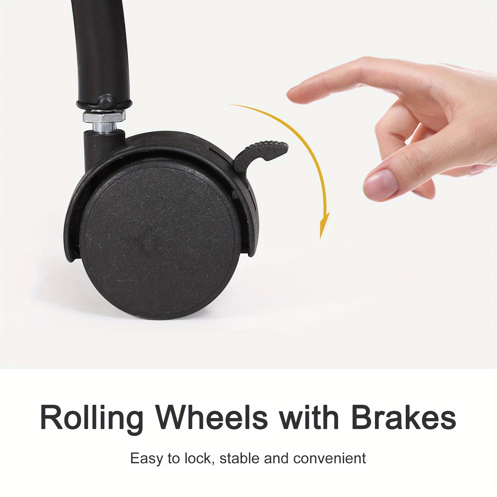 wisfor 6 Pot Metal Plant Stand Multi-Layer, Rolling Plant Rack for Indoor and Outdoor Use