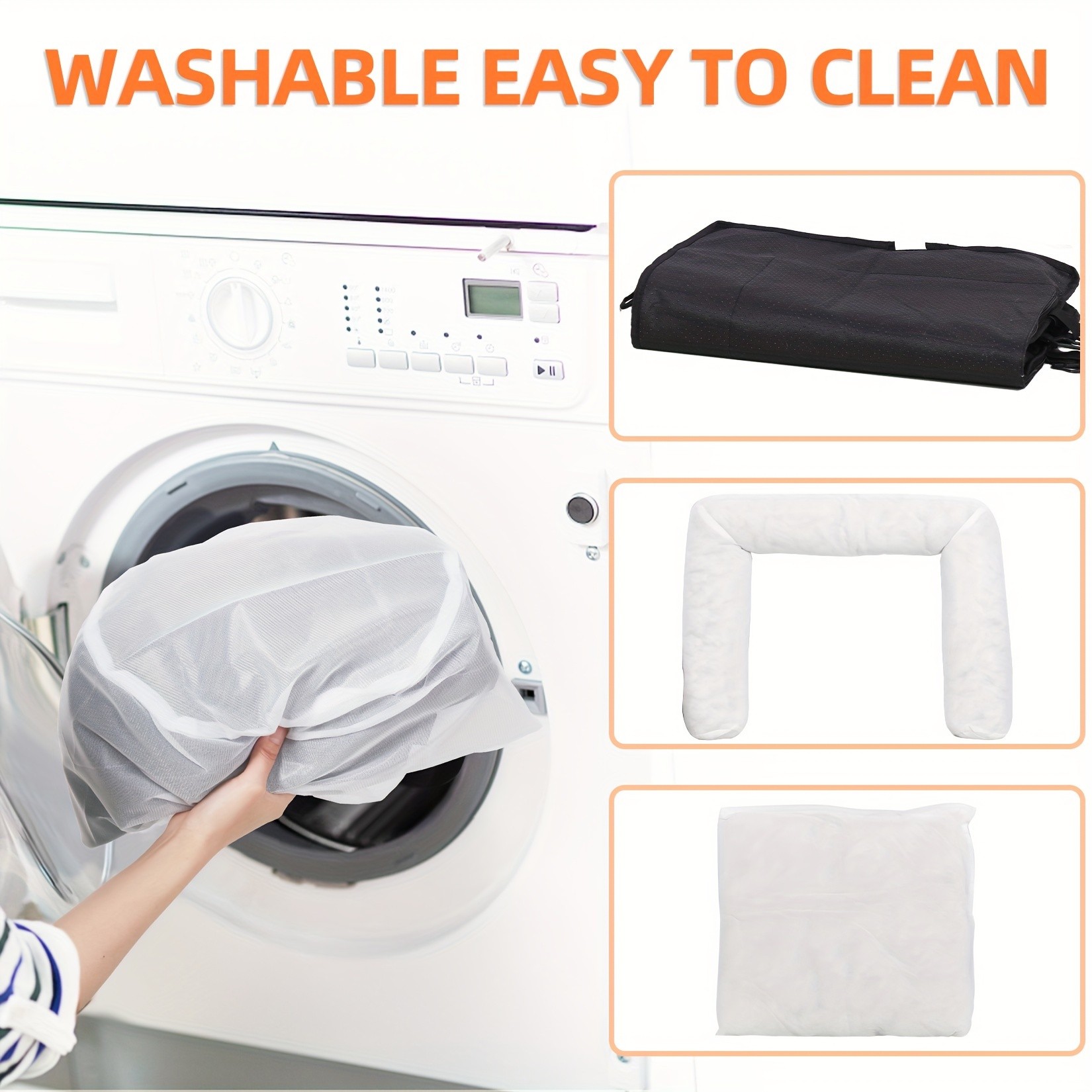 wisfor Memory Foam Dog Car Seat  Multi-Function Travel Seat with Safety Belt and Waterproof Cover for Pets