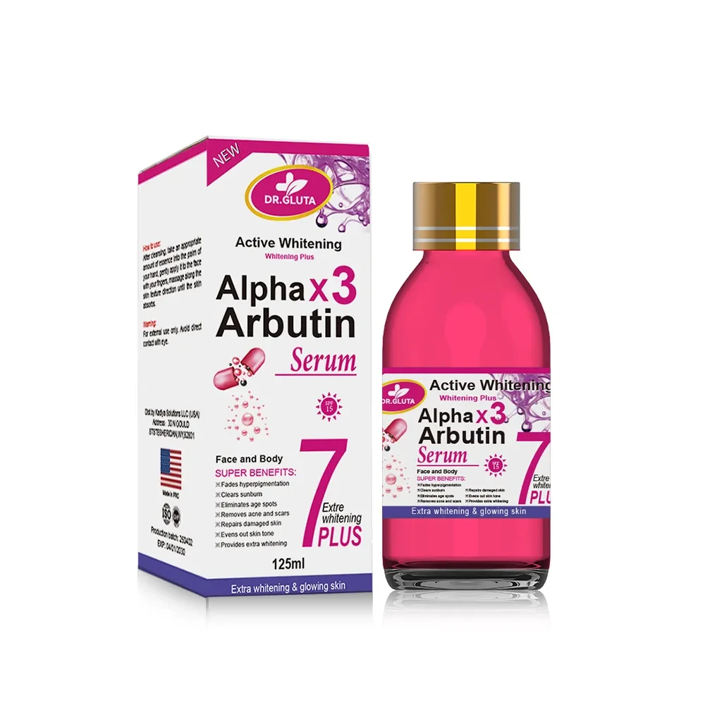 Alpha X3 Arbutin Serum Whitening Glutathione Skin Care Body Serum 125ml