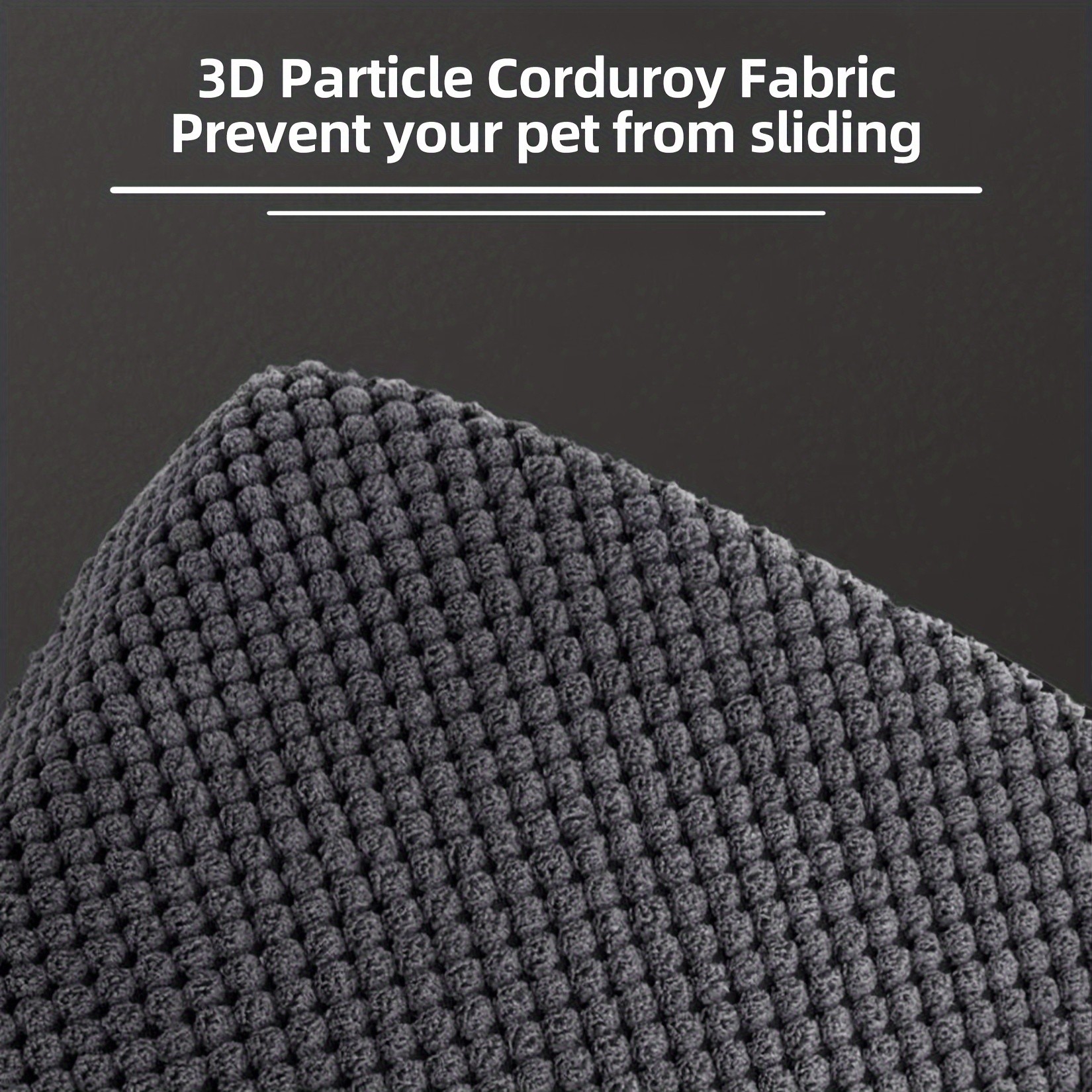 wisfor 30D High Density Foam Dog Stairs Curved Ramp for Small Dogs & Cats