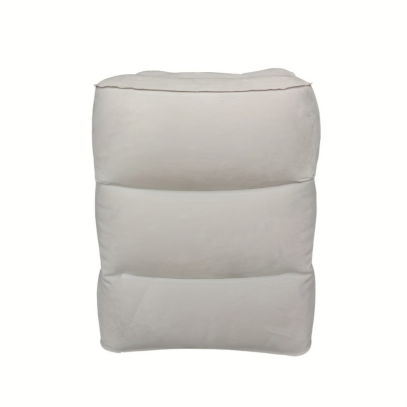 CAMEBUST Inflatable Foot Rest Cushion Adjustable Travel Pillow for Cars, Trains, and Airplanes