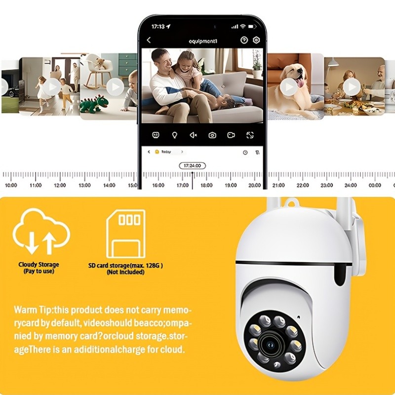 YIIYRY Wireless Indoor/Outdoor Security Camera