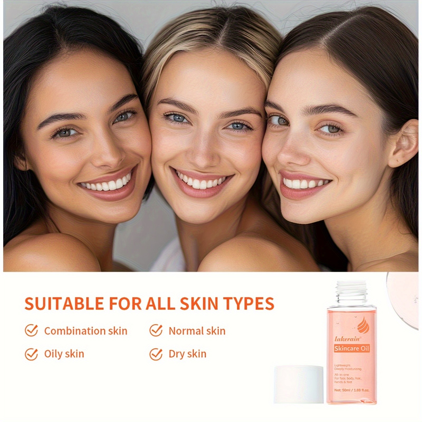 LakeRain Premium Skincare Oil with Vitamin E & A