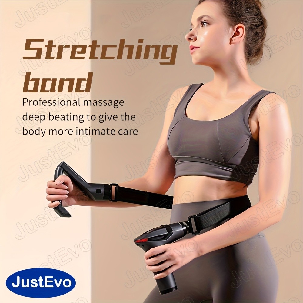 JUSTEVO Upgraded Multifunctional Electric Massage Gun  Versatile Relief for Post-Workout Recovery and Daily Use