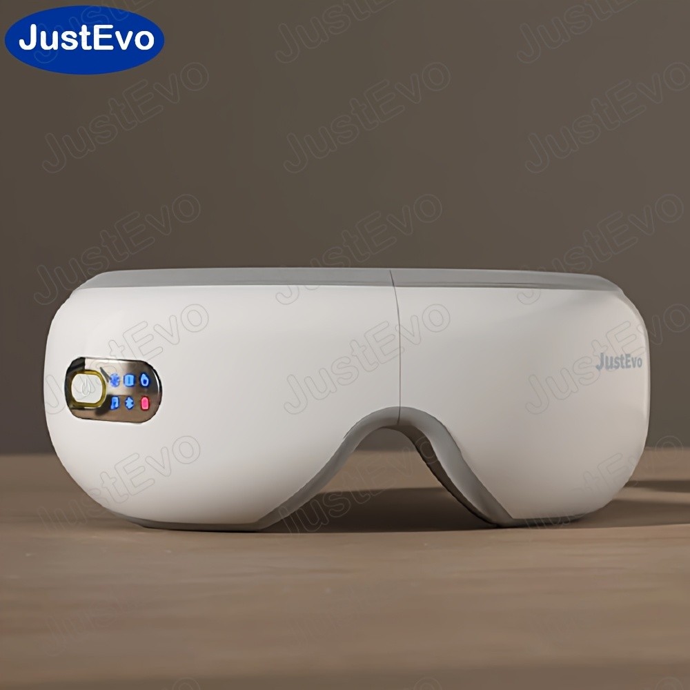 JUSTEVO Eye Massager  Music-Enhanced Eye Relaxation for a Healthier, Refreshed You