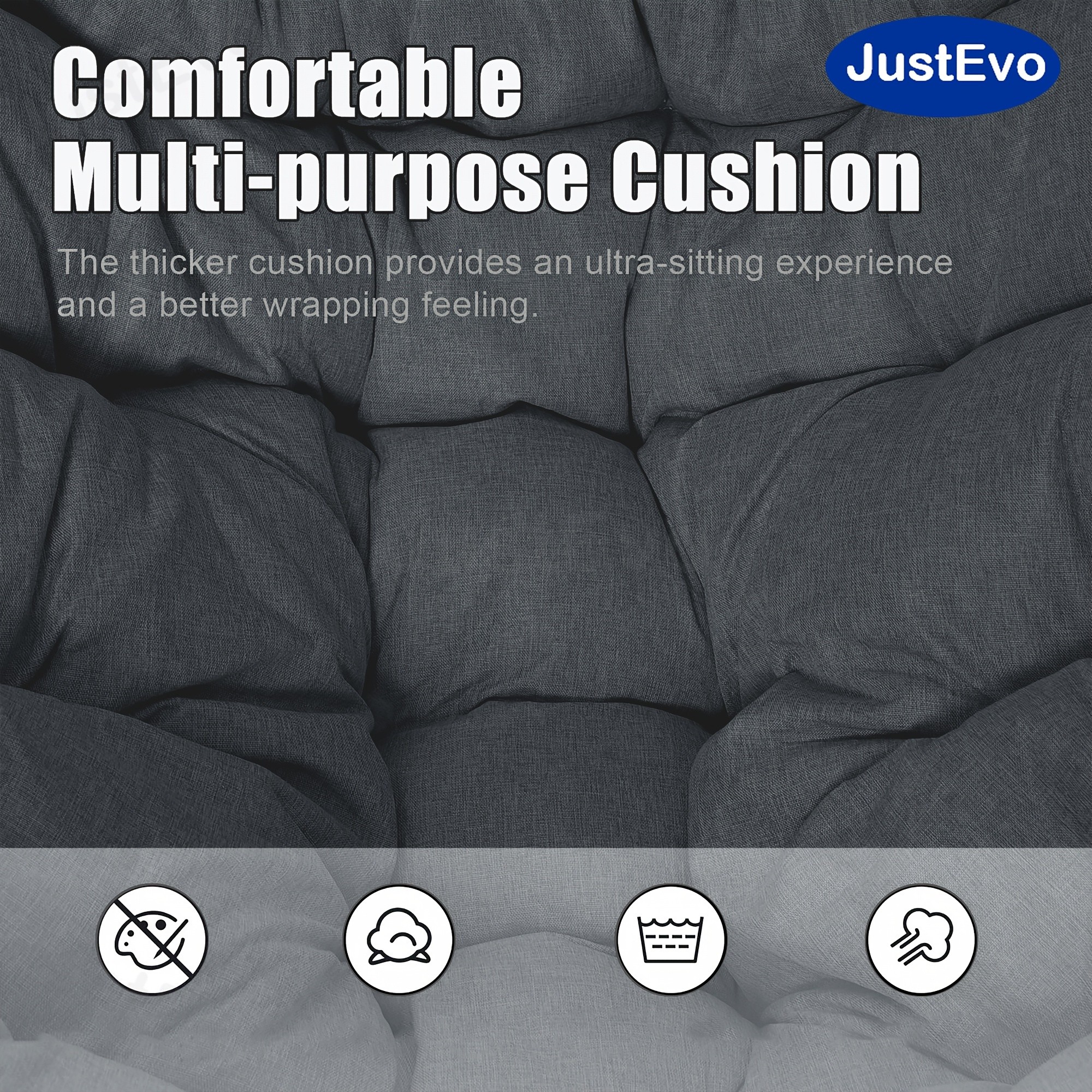 JUSTEVO Ergonomic Boss Chair  Adjustable Height & Manual Recline for Maximum Comfort and Style