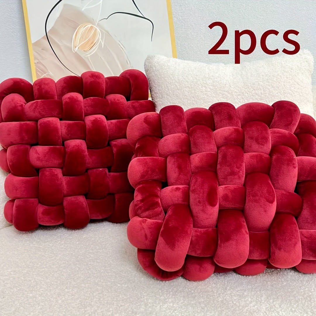 YLBKIKR 2pcs Knot Throw Pillow  Soft and Plush Cushions for Stylish Home and Office Decor