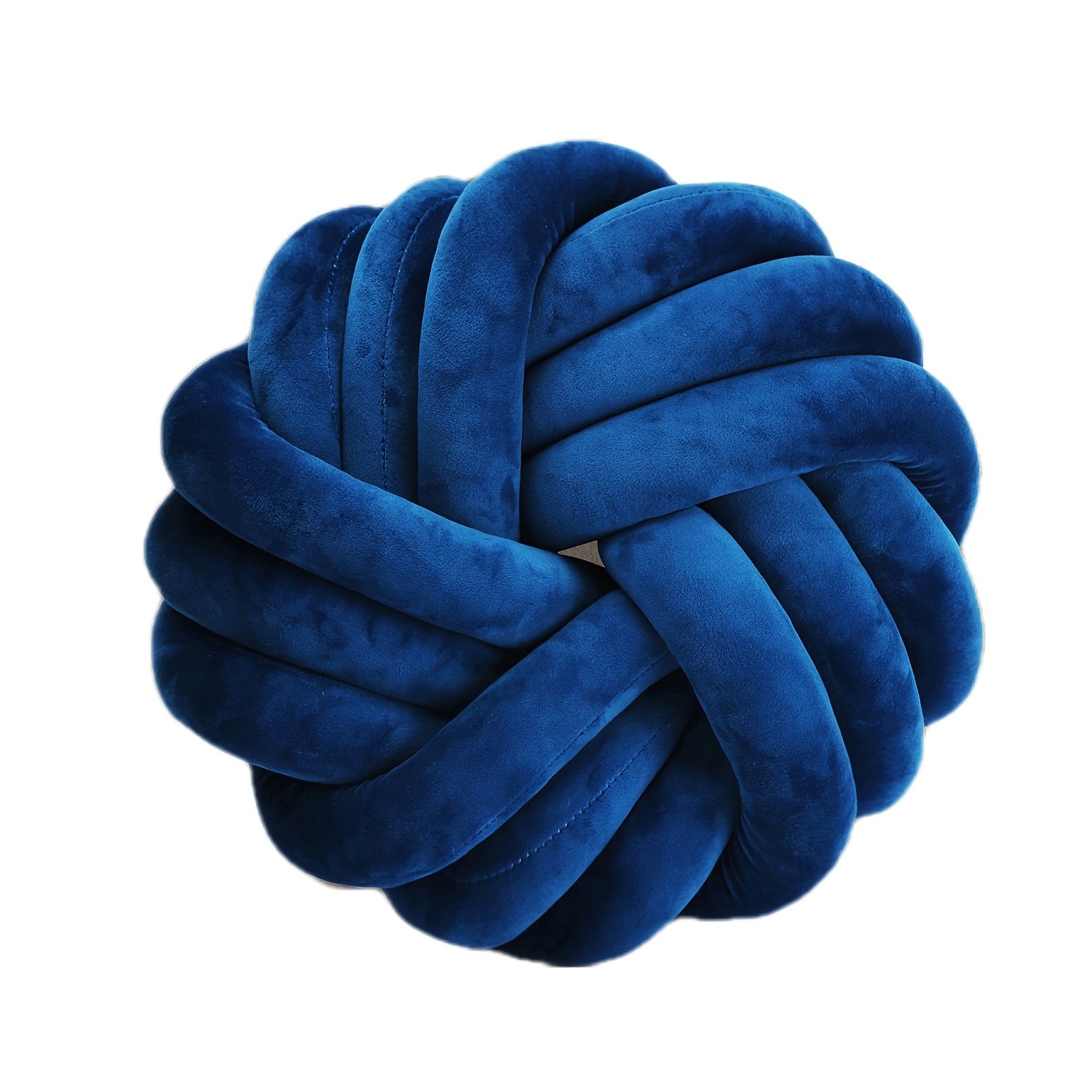 YLBKIKR Handmade Soft Plush Knot Throw Pillow  Multi-Color Modern Minimalist Cushion for Sofa, Bed, and Chair Accent