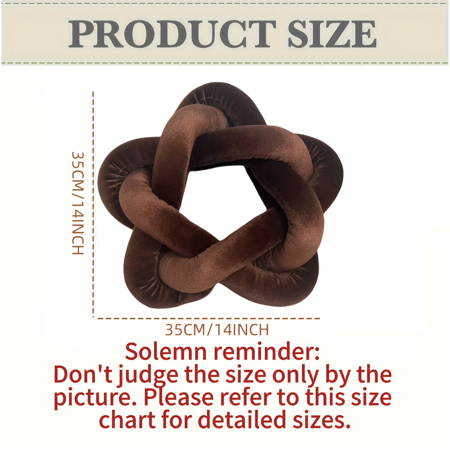 YLBKIKR Star-Knot Plush Throw Pillow  Soft and Stylish Geometric Design for Sofa, Bed, and Living Room Comfort