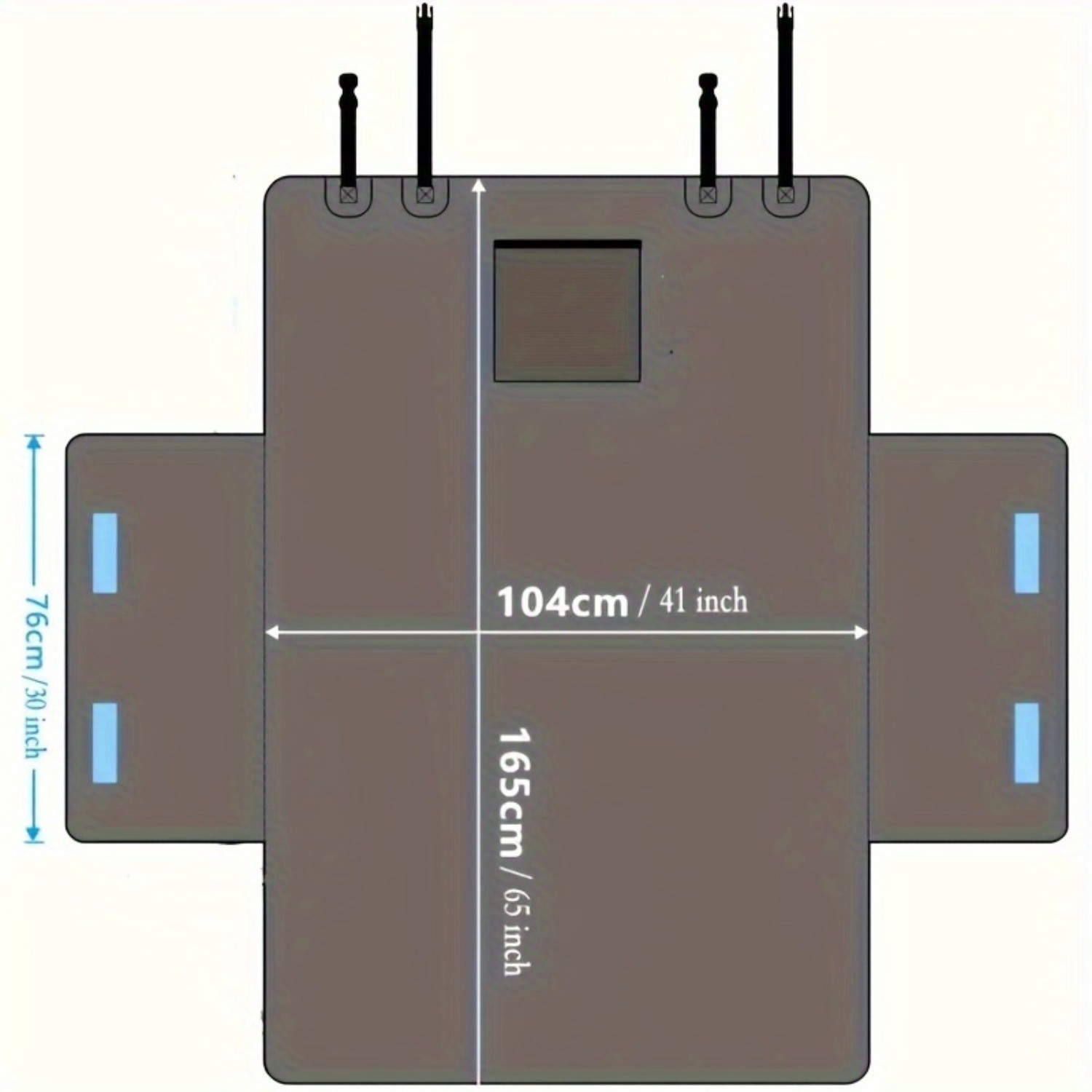 HAOZCL Waterproof & Non-Slip Dog Car Trunk Liner  Scratch-Resistant Pet Cargo Cover for Trucks & SUVs