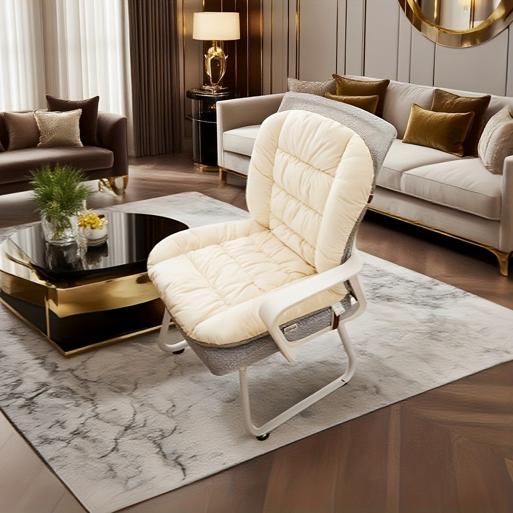 HAOZCL Ergonomic Seat Cushion with Backrest Support  Thick, Washable Comfort Pad for Car, Office, and Dining Chairs