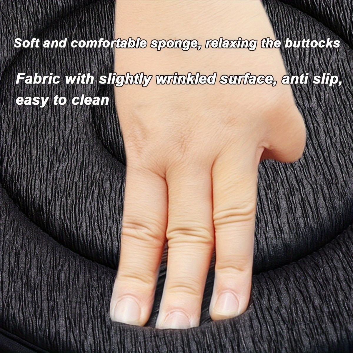 HAOZCL 360 Rotating Car Seat Cushion  Portable Anti-Slip Cushion with Easy Installation for Elderly, Pregnant, and Universal Use