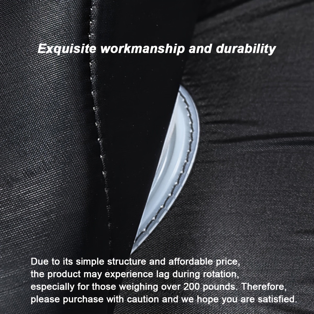 HAOZCL 360 Rotating Car Seat Cushion  Portable Anti-Slip Cushion with Easy Installation for Elderly, Pregnant, and Universal Use