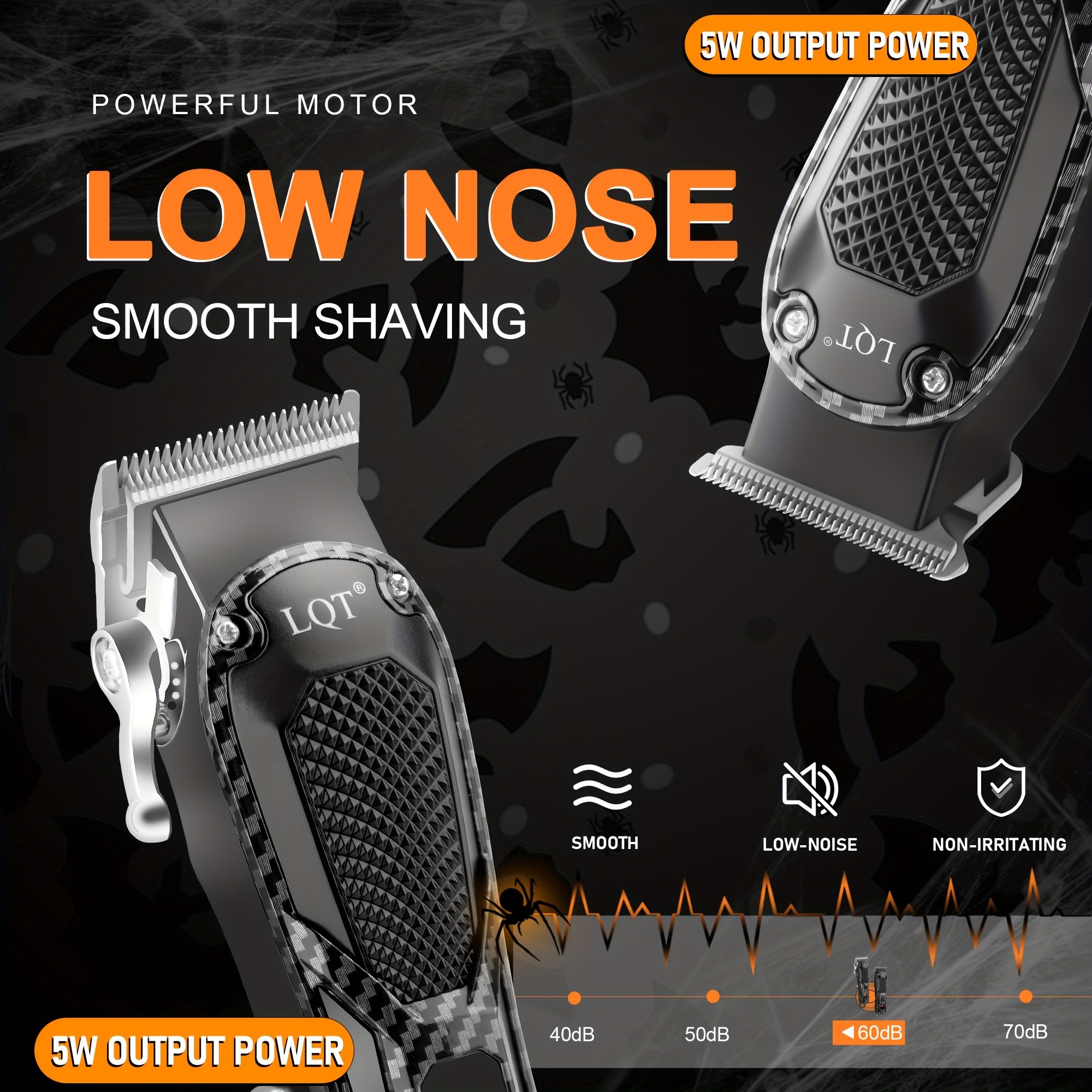 LQT 3/2pcs Mens Professional Hair Clipper and Trimmer Set