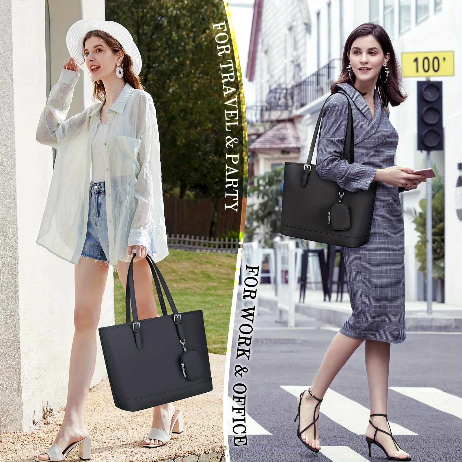 NEWHEY Womens Faux Leather Shoulder Bag  Spacious, Stylish, and TSA-Compliant for Everyday Essentials