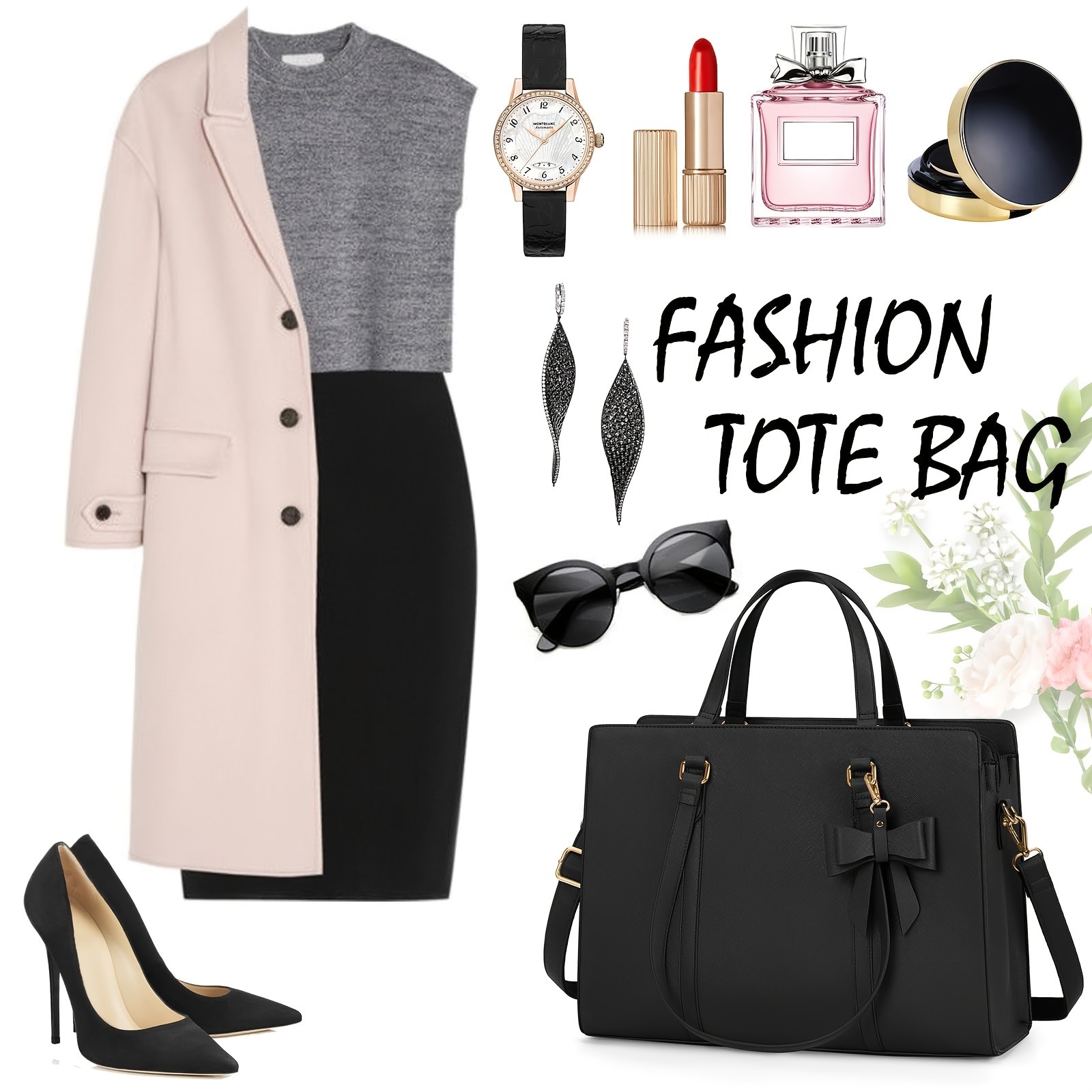 NEWHEY Laptop Bag for Women  Professional, Stylish, and Lightweight for Work and Travel