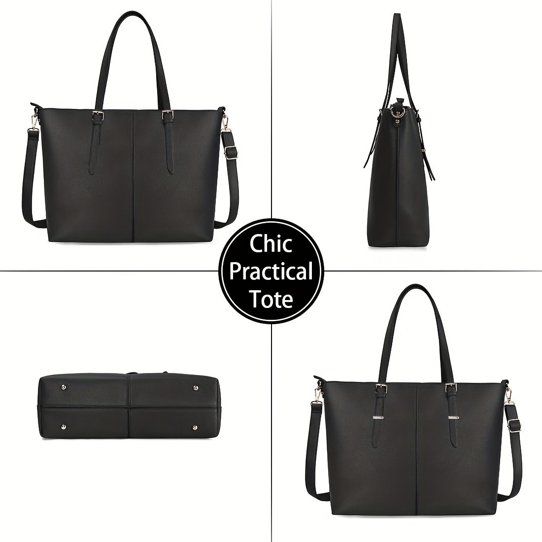 NEWHEY Laptop Tote Computer Bag for Women  Lightweight, Stylish, and Perfect for Business, Office, and Travel