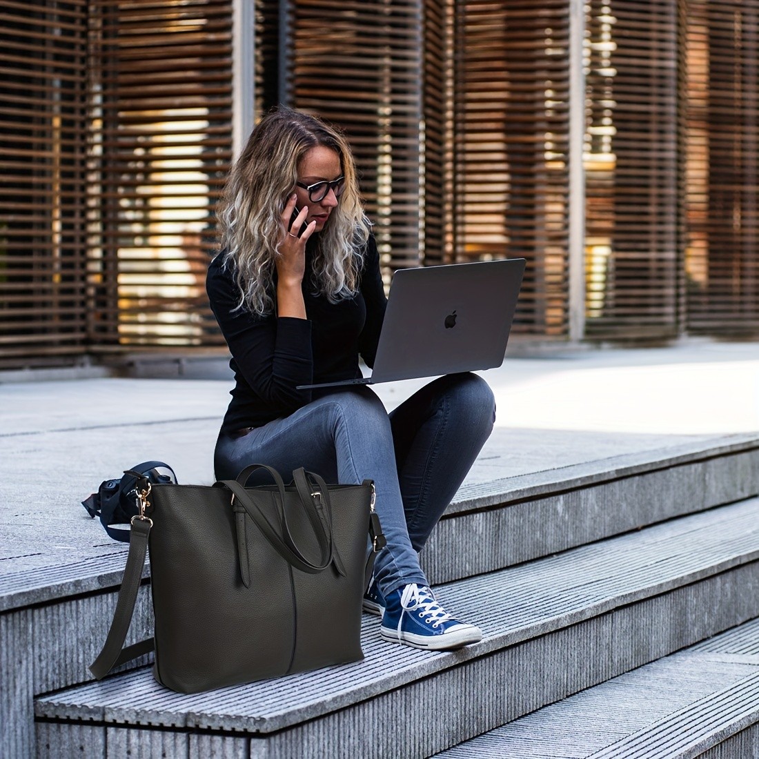 NEWHEY Laptop Tote Computer Bag for Women Lightweight, Stylish, and Perfect for Business, Office, and Travel