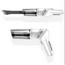 White Wireless Automobile Folding Vacuum Cleaner Hand-held High-power Strong Suction Vacuum Cleaner