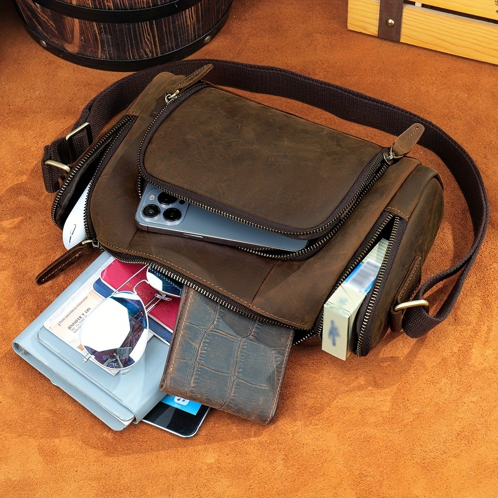 NIUCUNZH Genuine Leather Backpack Durable, Stylish, and Perfect for Commuting, Travel, and Casual Use