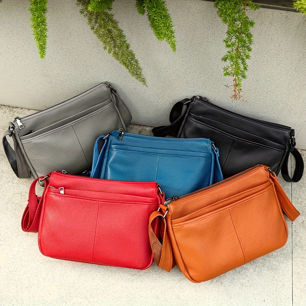 NIUCUNZH Genuine Leather Crossbody Bag  Stylish, Durable, and Perfect for Everyday Use